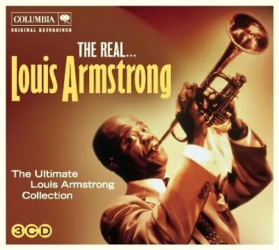 Louis Armstrong : The Real... Louis Armstrong CD 3 Discs (2012) Amazing Value • £3.18