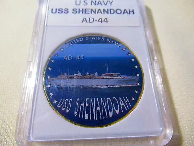 US NAVY - USS SHENANDOAH/ AD-44 Challenge Coin  • $14.99