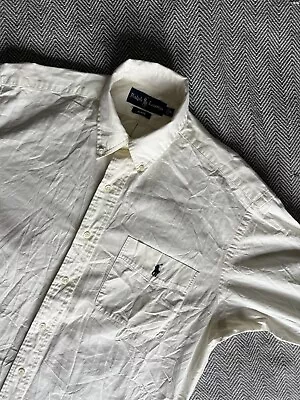 Ralph Lauren Blake Shirt Long Sleeve Button Down Size Medium • £5.50