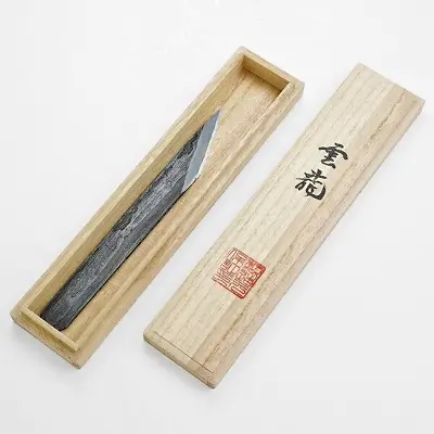 Unryu Marking Knife Japanese Kiridashi Kogatana 55mm / 190mm Blue Steel #1 Box • $378.60
