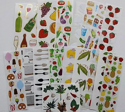 Mrs. Grossman Sticker Sheet You Choose - Food Kitchen Cooking Eating Utensils • $2.59