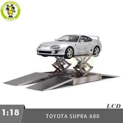1/18 LCD Toyota Supra A80 Silver Diecast Model Car Gifts For Father Friends • $195.42