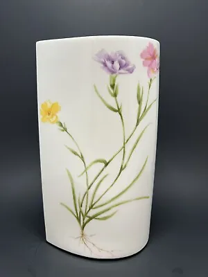 Mikasa Nature's Garden Floral Raindrop Shape Vase By Michael Lax - Narumi Japan • $24.50