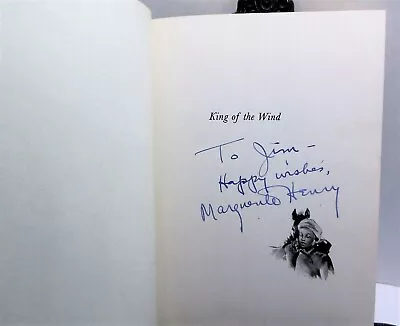 SIGNED 2x King Of The Wind Marguerite Henry Godolphin Arabian Horse 1952 HBDJ • $213.75