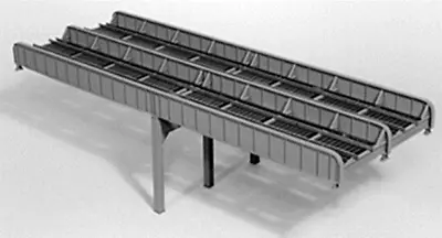 THRU GIRDER DECK BRIDGE 100 Ft DOUBLE TRACK - HO Scale - PLASTIC KIT 75523 - NEW • $49.89