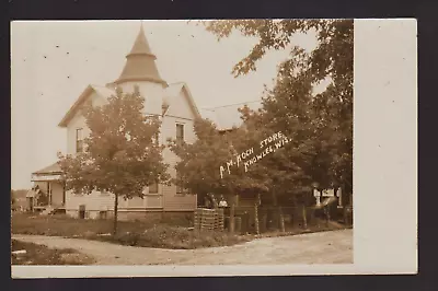 Knowles WISCONSIN RPPC 1908 GENERAL STORE Nr Lomira Mayville TINY TOWN! WI KB • $42.49