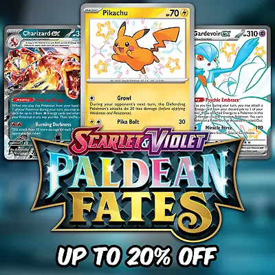 Paldean Fates Baby Shiny Reverse Holo Rare And EX Complete Your Master Set • $26.99