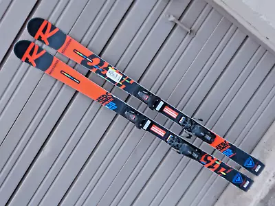 🔥 Rossignol HERO A15 Athlete GS Pro 144cm Kids Race SKIS W/ LOOK NX7 Bindings • $148