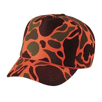 $11.99 • Buy Cobra Caps Blaze Orange Camo Foam Hat