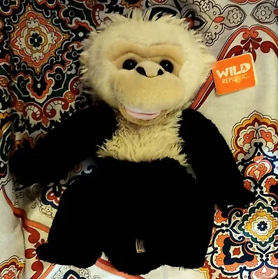 Wild Republic Baby Chimp 12  Chimpanzee Plush Cuddlekins  2012 NWT • $12