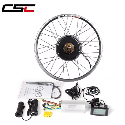 Ship From USA 26-29 Inch 700C Rear Wheel 48V Conversion Electric EBike Kit • $199