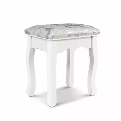 $24.56 • Buy Artiss Dressing Table Stool Bedroom White Make Up Chair Fabric Furniture