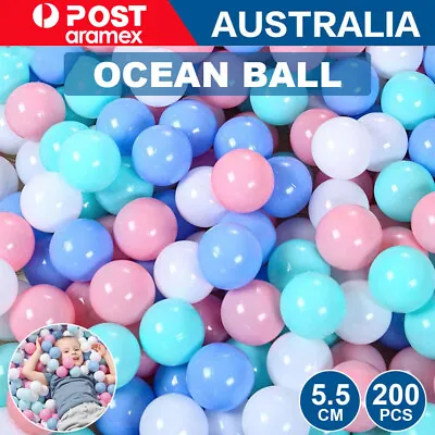 50-2000PCS Ocean Ball Pit Balls Play Kids Plastic Baby Toy Colourful Playpen Fun • $133.34