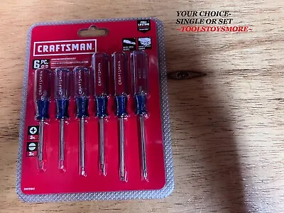 Craftsman Jewelers Screwdriver Single Or  6 Pc Set Phillips Slotted For Repairs • $8.98