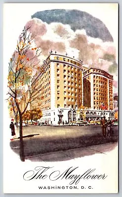 Washington DC~The Mayflower Hotel Street View On Connecticut Ave~Vtg Postcard • $3.70