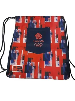 Olympics Team GB Gym Bag Rare String Bag Christmas Gift Backpack Stocking Filler • £9.99