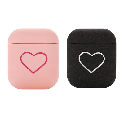 $13.08 • Buy Accessories Matte Hard PC Case Protective Cover For Apple Airpods Love Heart