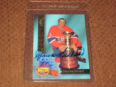 Maurice Richard Autographed Signed 1994 Signature Rookies Hockey Card-deceased  • $97.50