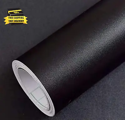 120  Matte Black Contact Paper Peel And Stick Wallpaper Removable Contact Paper  • $9.92