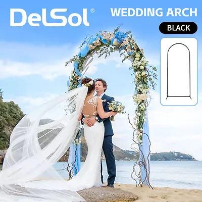 Wedding Arch Backdrop Background Stand Flower Frame Gate Archway Party Decorate • $43.59