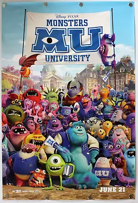 Monsters University 2013 Double Sided Original Movie Poster 27  X 40  • $29.95