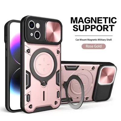 For IPhone 15 14 13 12 11 Pro Max XR 8 Plus Shockproof Magnetic Armor Case Cover • $11.99