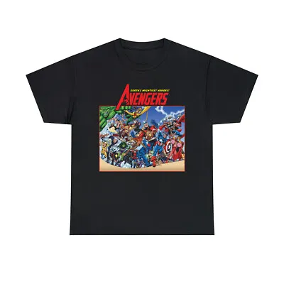 Avengers T-Shirt - George Perez Art - Marvel Comics 1990s - Unisex Cotton Tee • $19.99