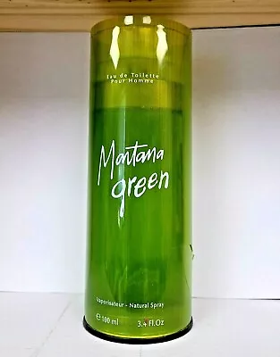 Montana Green By Claude Montana For Men 3.4 Oz EDT Spray Box Not Perfect • $71.35