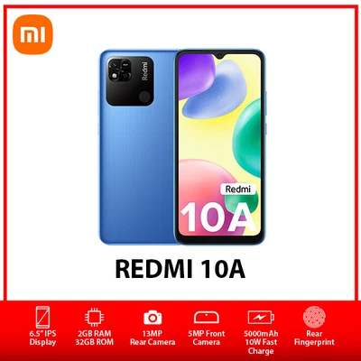 $174.99 • Buy (New&Unlocked) Xiaomi Redmi 10A Dual SIM Android Mobile Phone - Blue/2GB+32GB