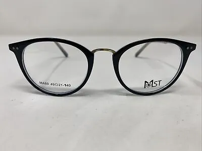 Most Eyewear MA69 BLUE/SIL 49-21-140 Blue/Black Full Rim Eyeglasses Frame W632 • $52.50