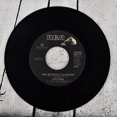 $6.99 • Buy Lita Ford – Kiss Me Deadly/Broken Dreams, 7  Vinyl/45 RPM, RCA, 1988
