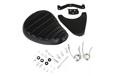 Spring Mount Bates Tuck And Roll Solo Saddle Seat Kit Fits Harley Davidson • $375.98