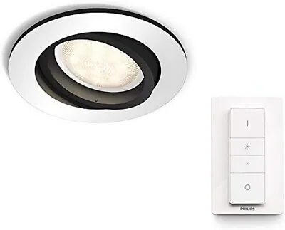 £45 • Buy Philips Hue White Ambience Milliskin LED Smart GU10 Ceiling Light C/w Dimmer