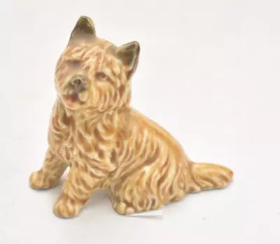 Vintage Wade Whimsies Cairn Terrier  Dog Figurine Statue Ornament Decorative • $13.63