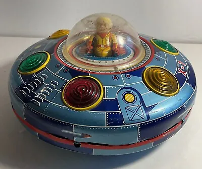 * Vintage Japan Battery Operated Tin X-7 Space Explorer Ship • $95