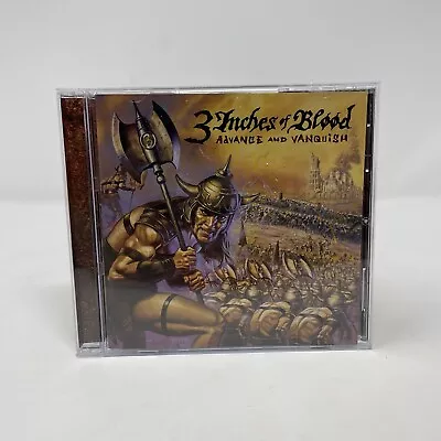 3 Inches Of Blood - Advance And Vanquish (CD 2004 Roadrunner Records) Metal • $12.99