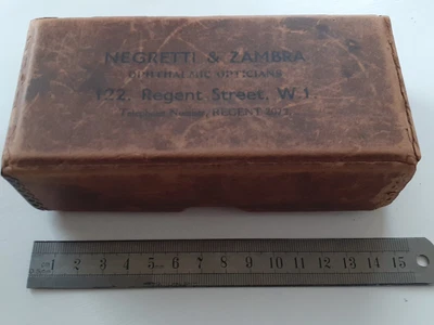 £4.95 • Buy 1921 Vintage Negretti & Zambra Ophthalmic Opticians Carboard Glasses Box.
