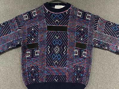 McGregor Mens Sweatshirt XL Colorful Vintage 90s Long Sleeve Geometric • $24.99
