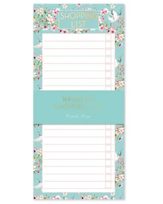 £3.25 • Buy Magnetic Shopping List Pad Notepad 80 Tear Off Pages Fridge Memo To Do Planner