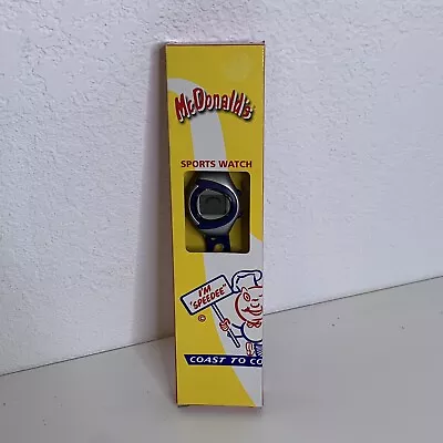 Vintage McDonalds Speedee Collectible Digital Sports Watch NIB • $78.99