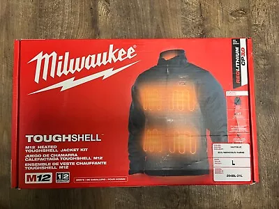 Milwaukee 204BL-21L M12 Heated TOUGHSHELL Jacket Kit Size Large Blue - New • $109.95