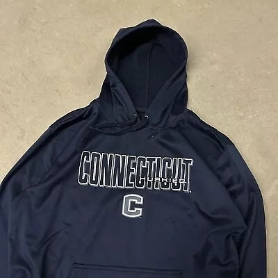 Uconn Huskies University Of Connecticut Hoodie Sweatshirt Size Large  • $25.49