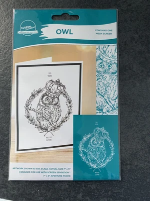 £5 • Buy Screen Sensation 7x5 Owl  Craft Room Clear Out!