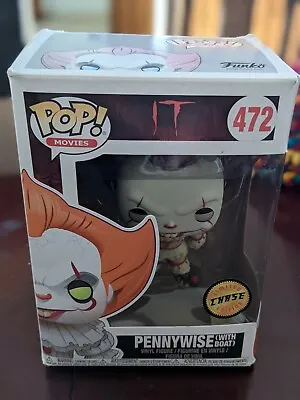 £9.99 • Buy Funko Pop! 472 IT Pennywise With Boat Collectible Figure Limited Chase Edition