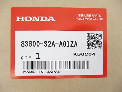 Genuine OEM Honda 83600-S2A-A01ZA Floor Mat Pair Black W/ Red 02-09 S2000  • $207.64