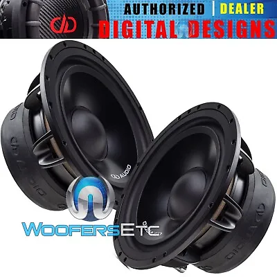 DD AUDIO AW6.5a 6.5  200W 4-OHM MIDWOOFERS HIGH-ENERGY DOUBLE MOTOR SPEAKERS NEW • $299