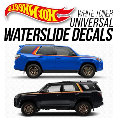 1/64 Scale TRD 4RUNNER Custom White Toner Universal WaterSlide Decal Hot Wheel • $2.99