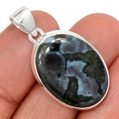 Natural Mystic Merlinite Crystal - Madagascar 925 Silver Pendant Jewelry CP31661 • $16.99