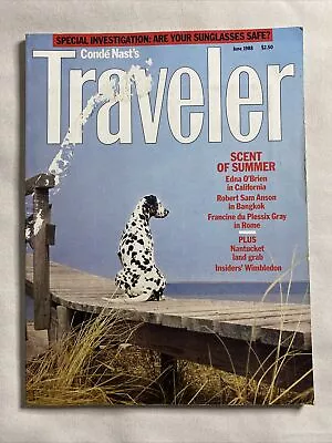 1988 June Traveler Magazine Edna O’ Brown In California (MH871) • $25.99