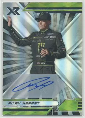 Riley Herbst 2022 Panini Chronicles NASCAR Xr AUTO Autograph #14 Monster Energy • $7.99